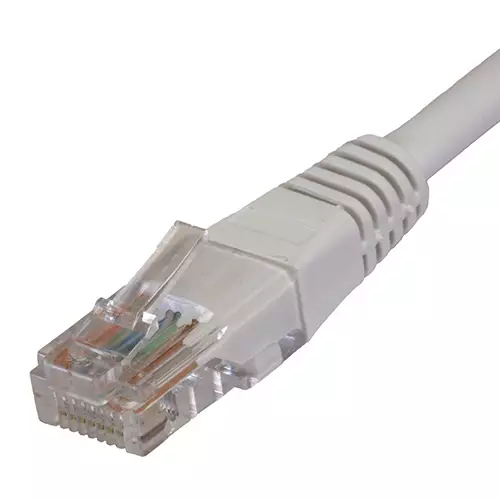 Cablenet CNL 100PK 1M C5e Wh UTP PVC 24AWG FMB. Cable length: 1 m