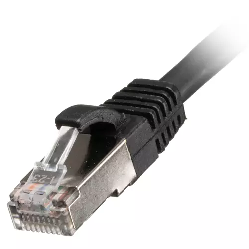 Cablenet CNL 100PK 2M C6a Bk SFTP Ls 26AWG SB networking cable Black Cat6a S/FTP (S-STP) Round