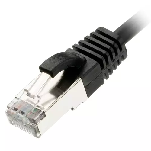 Cablenet CNL 7M C6a Bk UFTP Ls 30AWG Slim SB networking cable Black Cat6a U/FTP (STP) Round