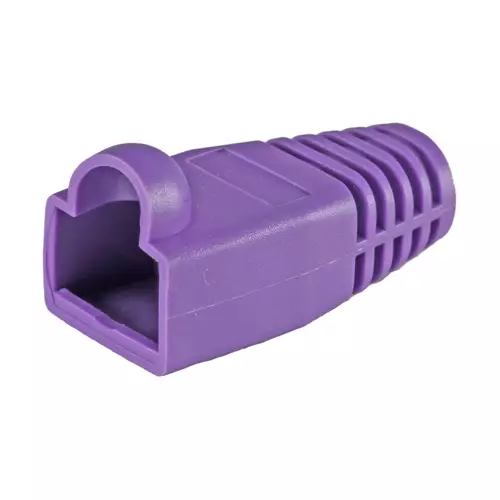 Cablenet RJ45 Cat6a Boot Violet 6.5mm