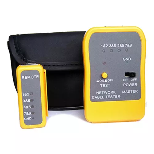 Cablenet RJ45 Continuity Tester. Product type: UTP/STP cable tester Supported connectors: RJ-11 RJ-12 RJ-45 Test type: Continuity testing. Battery voltage: 9 V