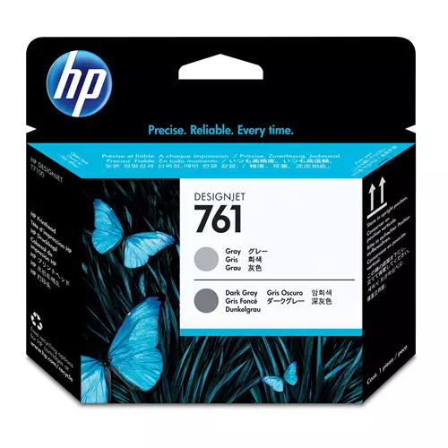 HP 761 Gray/Dark Gray Designjet Printhead