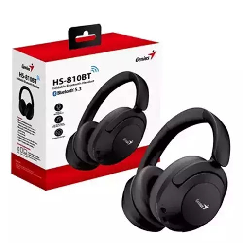 Genius HS-810BT Headset Wired & Wireless Head-band Calls/Music USB Type-C Bluetooth Black