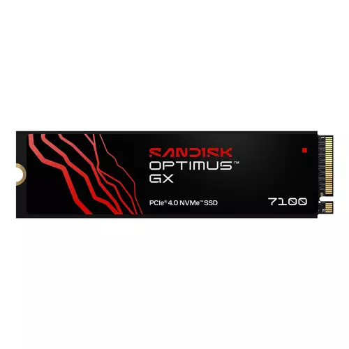 Photos - SSD SanDisk Optimus GX 7100 1 TB M.2 PCI Express 4.0 NVMe TLC 3D NAND SDSP71100TAN-000E0 