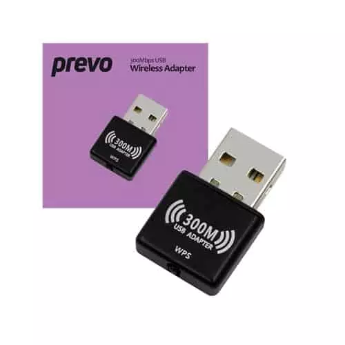 PREVO USBW4 300Mbps USB Wireless Network Adapter