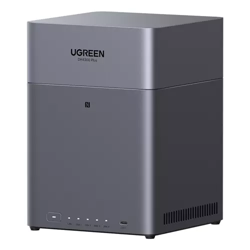 Ugreen DH4300 Plus NAS Mini Tower 8 GB LPPDDR4X UGOS Pro Grey