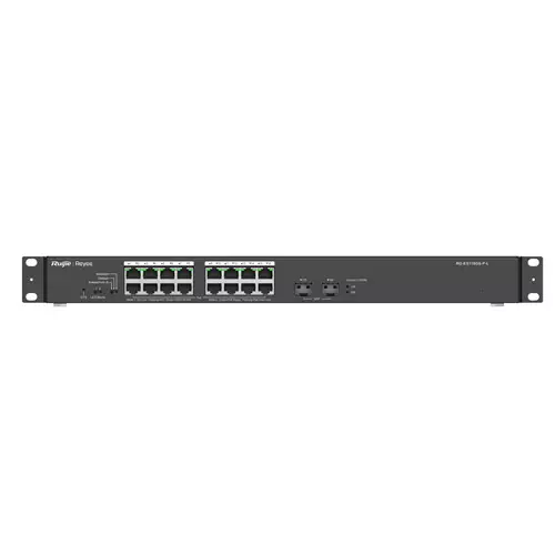 Ruijie Networks RG-ES118GS-P-L network switch Unmanaged L2 Gigabit Ethernet (10/100/1000) Power over Ethernet (PoE) Black