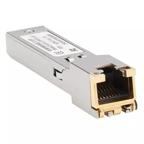 Tripp Lite N286-01GLC-TE Cisco-Compatible GLC-TE SFP Transceiver - 10/100/1000Base-TX Copper RJ45 Cat6 328.08 ft. (100 m)