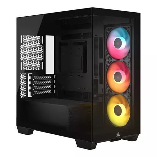 Photos - Computer Case Corsair 2800X RS-R ARGB Midi Tower Black CC-9011347-WW 