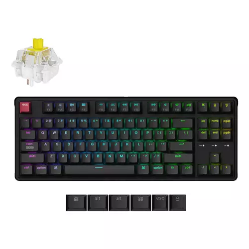 Keychron C3 Pro 8K keyboard Universal USB QWERTY UK English Black