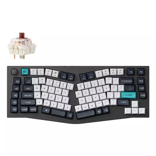 Keychron Q10 Max keyboard Universal USB + RF Wireless + Bluetooth QWERTY UK English Grey