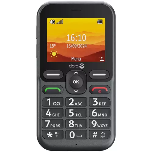 Doro Leva L10 6.1 cm (2.4") 118.9 g Graphite Senior phone