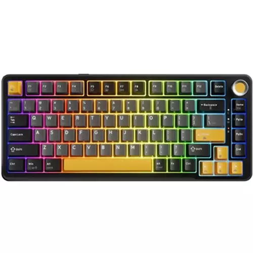 Marvo Titan 75 KG986W Wireless Mechanical Gaming Tri-Mode Connectivity Wired 2.4GHz & Bluetooth Hot-Swappable Mechanical Switches Vibrant RGB Backlighting Full-Key Anti-Ghosting keyboard QWERTY English Black