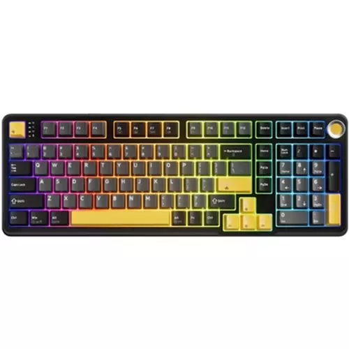Marvo Titan 98 KG986W Wireless Mechanical Gaming Tri-Mode Connectivity Wired 2.4GHz & Bluetooth Hot-Swappable Mechanical Switches Vibrant RGB Backlighting Full-Key Anti-Ghosting keyboard