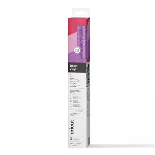 Cricut Smart Vinyl Shimmer Matless Permanent Vinyl Sampler 13 in x 12 in (3 ct)