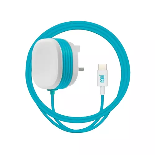 Juice JUI-MAINS-TYPEC-25W-ECO mobile device charger Gaming controller, Portable gaming console, Smartphone, Tablet Blue, White AC Fast charging Indoor