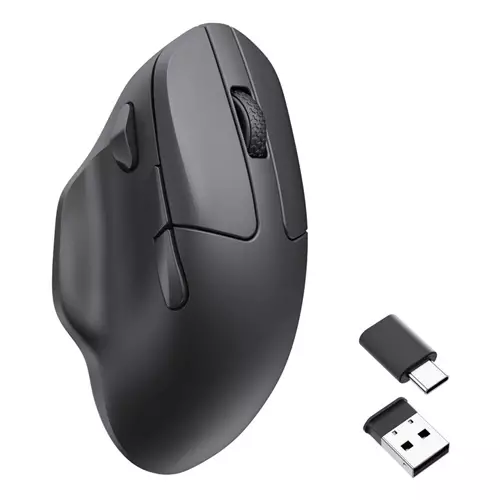 Keychron M7-A23 Ambidextrous Optical RF Wireless + Bluetooth + USB Type-C 30000 DPI Black