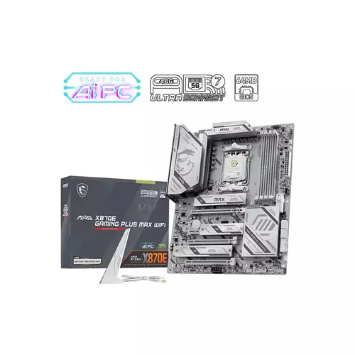 MSI MAG X870E GAMING PLUS MAX WIFI motherboard AMD X870E Socket AM5 ATX