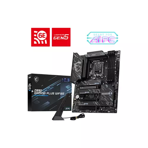 MSI Z890 GAMING PLUS WIFI6E motherboard Intel Z890 LGA 1851 (Socket V1) ATX