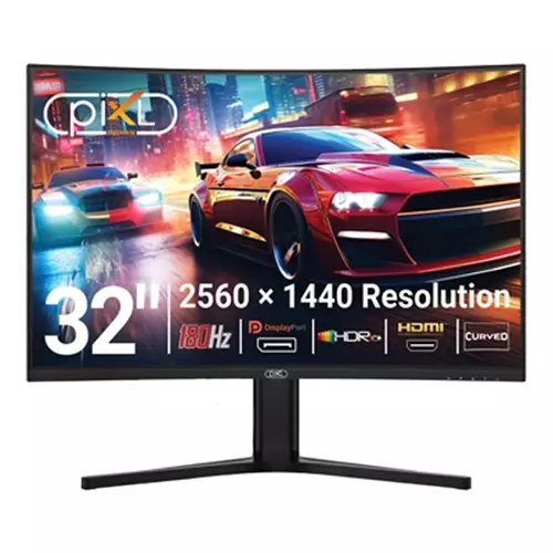 piXL GS32QIDPHA computer monitor 81.3 cm (32") 2560 x 1440 pixels Dual QHD LED Black