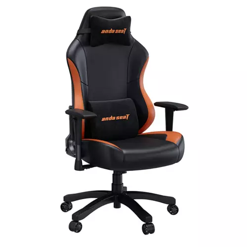 Anda Seat Luna Gaming armchair Padded seat Black Orange