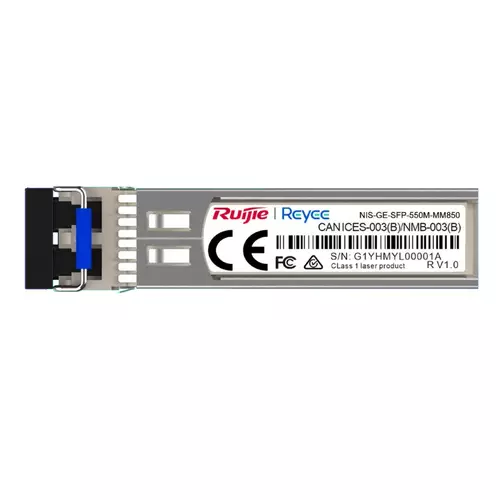 Ruijie Networks NIS-GE-SFP-550M-MM850 network transceiver module Fiber optic 1000 Mbit/s 850 nm