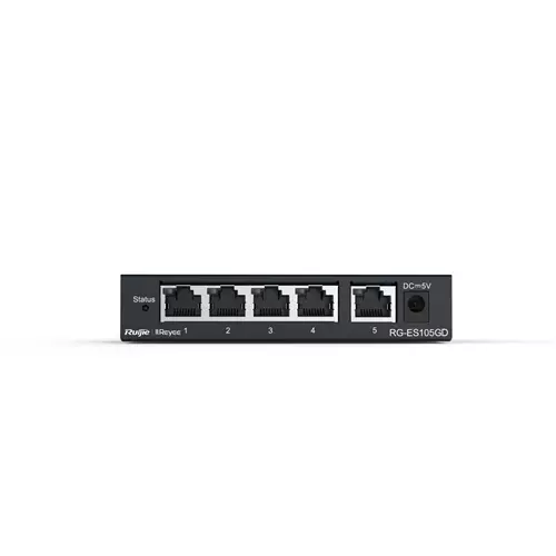 Ruijie Networks RG-ES105GD network switch Unmanaged Gigabit Ethernet (10/100/1000) Black