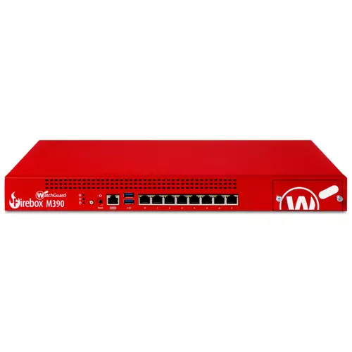 Photos - Other Components WatchGuard Firebox M390 hardware firewall 1U 2.4 Gbit/s WGM390000 