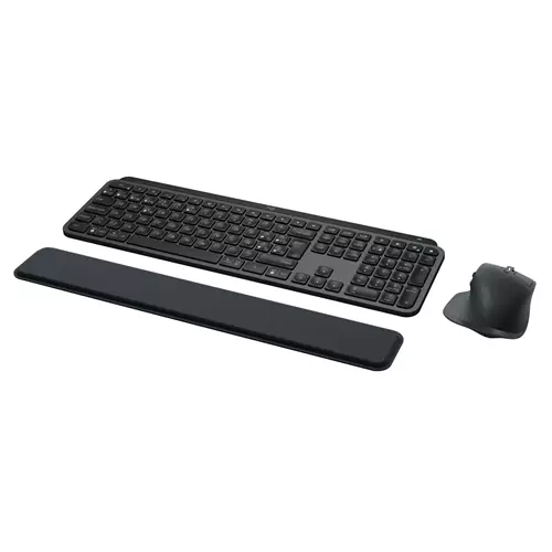 Logitech Master MX Keys Combo for Bussiness keyboard Mouse included Office RF Wireless + Bluetooth QWERTY Spanish Graphite
