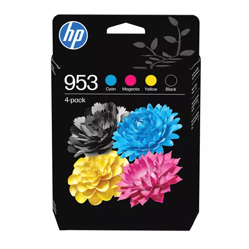 HP 953 4-pack Black/Cyan/Magenta/Yellow Original Ink Cartridges