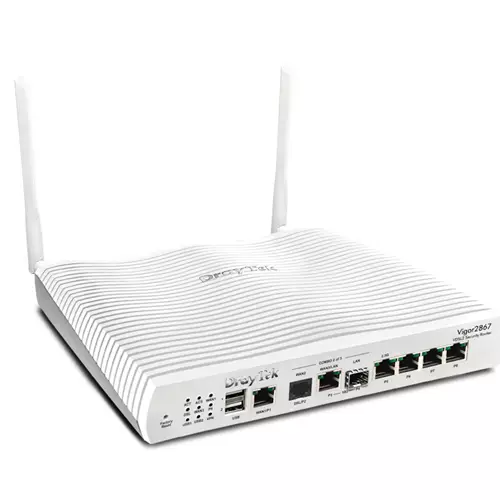 DrayTek Vigor 2867be Multi-Gigabit Multi-WAN Wi-Fi 7 VDSL & FTTP Firewall VPN Router