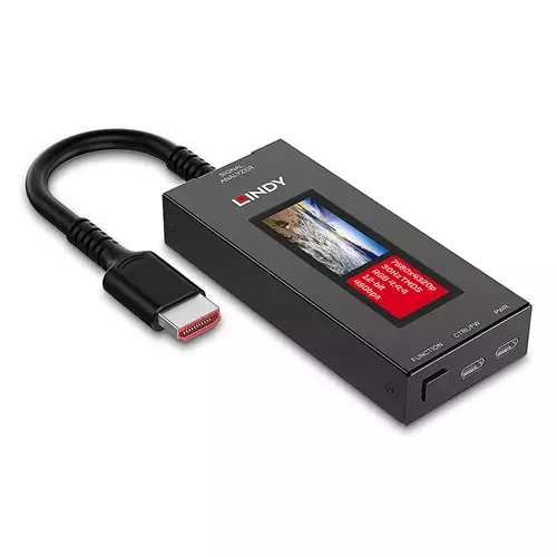Lindy HDMI 8K60 Signal Analyzer Professional diagnostic tool for HDMI AV signal