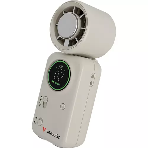 Verbatim Cool 'n' Go Ice Touch Mini Handheld Fan