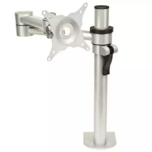 Stream Single Desk Mount Height Adjustable For Screens Up To 36" Max Weight 20Kg - Black/Grey