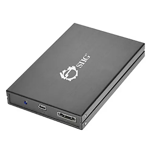 Siig JU-SA0D12-S1 storage drive enclosure Black 2.5"