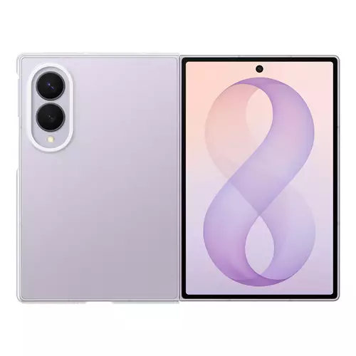 Photos - Case Samsung EF-QF971CTEGWW mobile phone  19.3 cm  Cover Transparent (7.6")