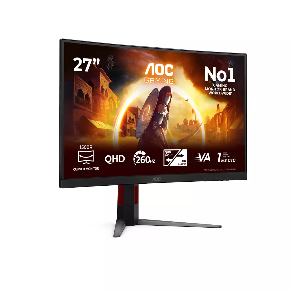 AOC CQ27G4Z2 27" Curved QHD Gaming Monitor - Image 3