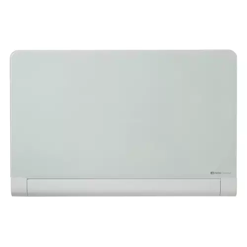 Nobo Impression Pro Glass Magnetic Whiteboard concealed pen tray 57" 126x71cm