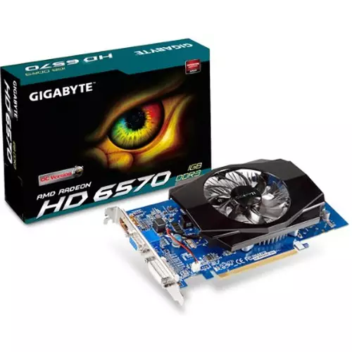 GIGABYTE GV-R657OC-1GI graphics card AMD Radeon HD6570 1 GB GDDR3