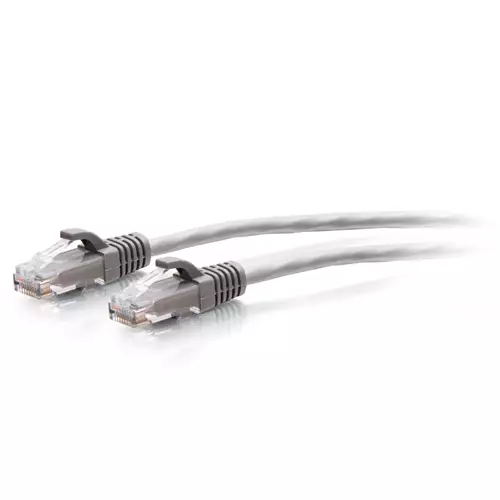 C2G 1ft (0.3m) Cat6a Snagless Unshielded (UTP) Slim Ethernet Patch Cable - Gray
