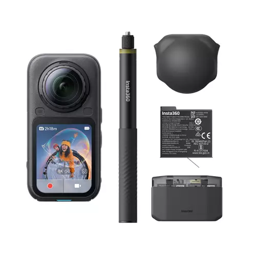 Insta360 X6 Essentials Bundle action sports camera 120 MP 8K Ultra HD 25.4 / 1.1 mm (1 / 1.1") Wi-Fi 196 g