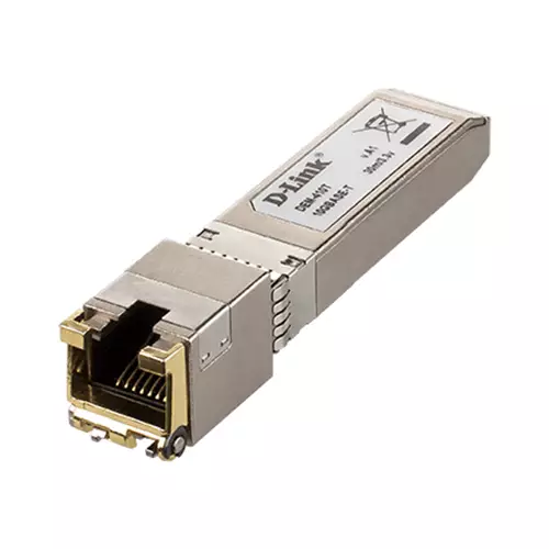 D-Link DEM 410T - SFP+ transceiver module - 10GbE - 10GBase-T - RJ-45 - up to 30 m