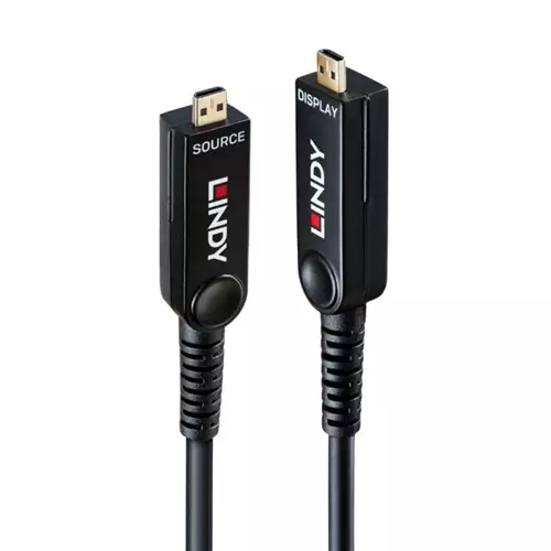 Lindy 38550 100 m HDMI Type D (Micro) HDMI Type D (Micro) 48 Gbit/s Black