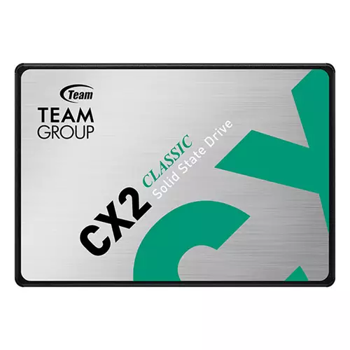 Team Group CX2. SSD capacity: 1 TB SSD form factor: 2.5" Read speed: 540 MB/s Write speed: 490 MB/s Data transfer rate: 6 Gbit/s Component for: PC