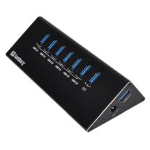 Sandberg USB 3.0 Hub 6+1 ports, USB 3.2 Gen 1 (3.1 Gen 1) MicroB, USB