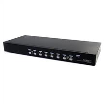KVM Switch | StarTech.com 8 Port Rackmount USB VGA KVM Switch w/ Audio (Audio
