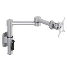 Cms Ergo Screen Mounts | Stream single tool rail mount Up to 23&quot; screens Silver Maximum