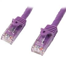Purple | StarTech.com Cat5e Ethernet Patch Cable with Snagless RJ45 Connectors