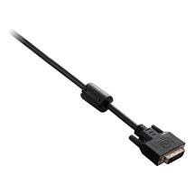 V7 Black Video Cable DVI-D Male to DVI-D Male 2m 6.6ft