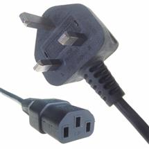 connektgear 3m UK Mains Power Cable UK Plug to C13 Socket